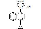 4-(4-环丙基萘-1-基)-1H-1,2,4-三唑-5(4H)-硫酮